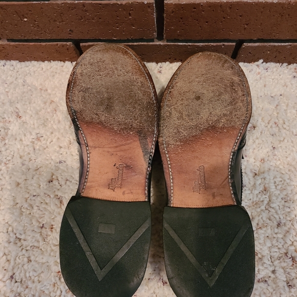 Allen Edmonds Bridgeton Black Slip-On Dress Loafer Shoes Size 9 1/2 D - Picture 15 of 16